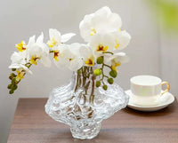 Luxury Nordic Minimalist Style Frosting Glass Vase Classic Home Living Room Decoration Stand For Flowers Decorative Vases Modern-Letifly Lights and Decor