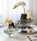 Luxury Nordic Minimalist Style Frosting Glass Vase Classic Home Living Room Decoration Stand For Flowers Decorative Vases Modern-Letifly Lights and Decor