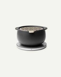 Jun Self-heating Diffuser Set - Inkstone Black-Letifly Lights and Decor
