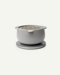 Jun Self-heating Diffuser Set - Soft Gray-Letifly Lights and Decor