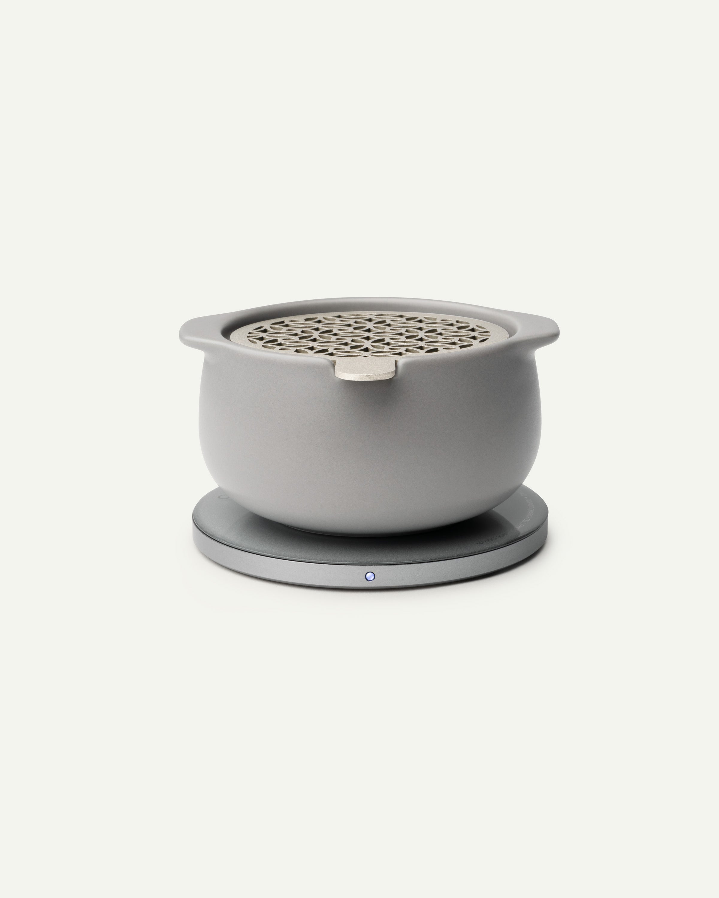 Jun Self-heating Diffuser Set - Soft Gray-Letifly Lights and Decor