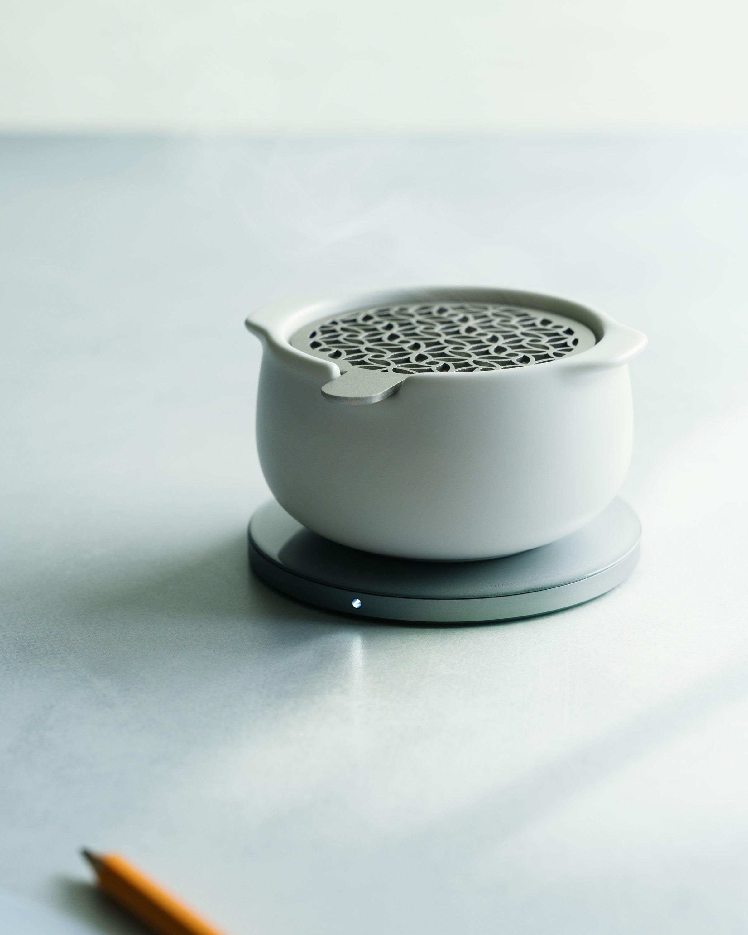 Jun Self-heating Diffuser Set - Jasmine White-Letifly Lights and Decor