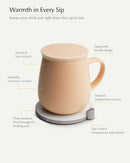 Ui Self-heating Mug Set - Rosy Apricot-Letifly Lights and Decor
