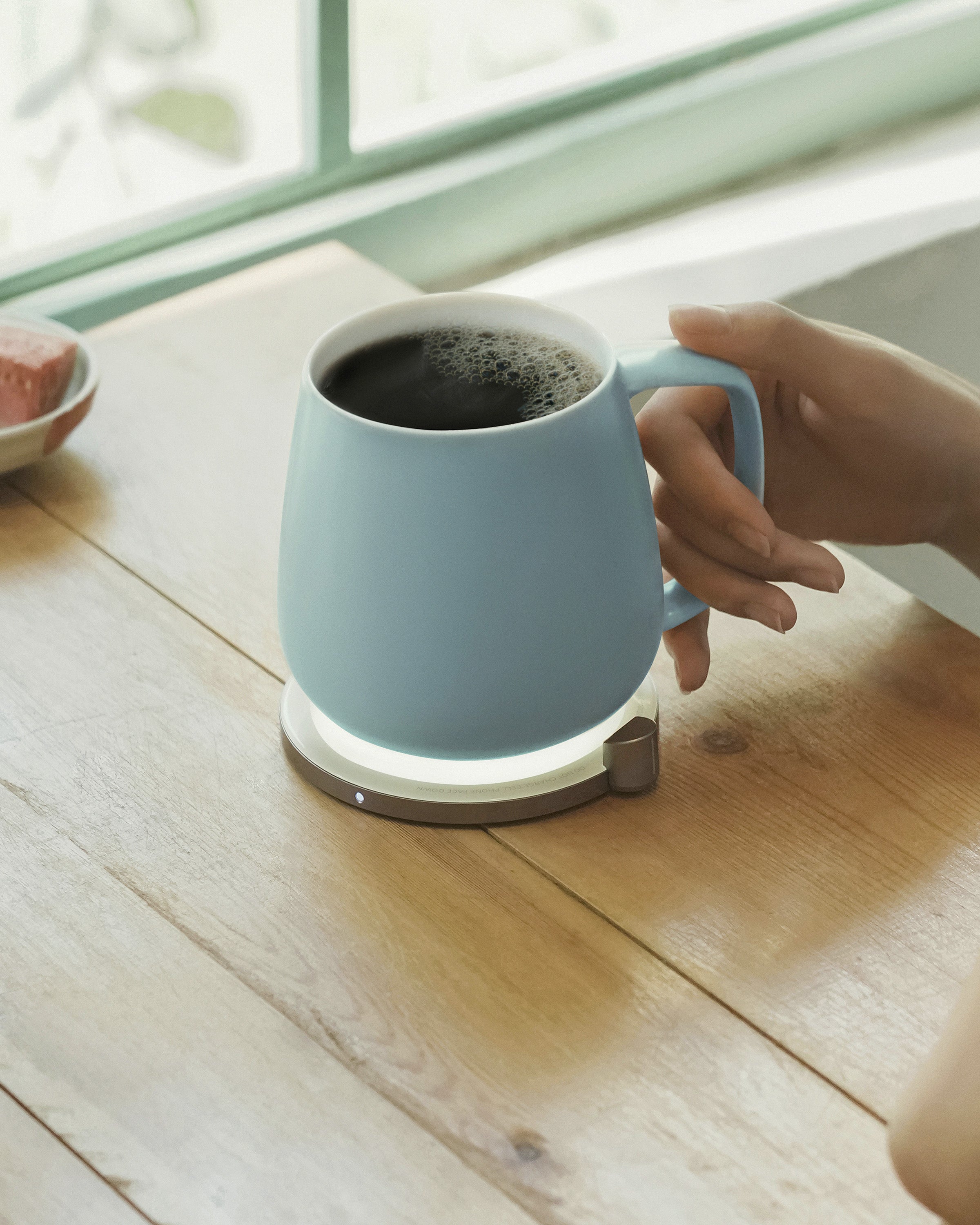 Ui+ Self-heating Mug Set -  Moonmist Blue