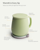 Ui+ Self-heating Mug Set - Verde Green-Letifly Lights and Decor