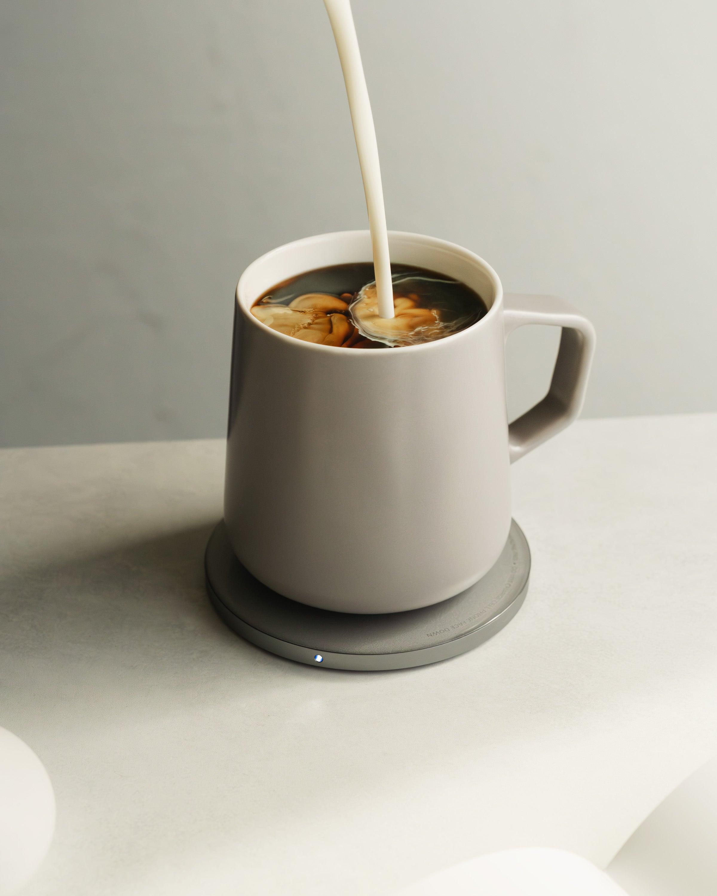 Neo Self-heating Mug Set - Soft Gray-Letifly Lights and Decor