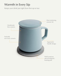 Neo Self-heating Mug Set - Moonmist Blue-Letifly Lights and Decor