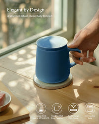 Neo Self-heating Mug Set - Deep Navy-Letifly Lights and Decor
