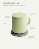 Neo Self-heating Mug Set - Verde Green-Letifly Lights and Decor
