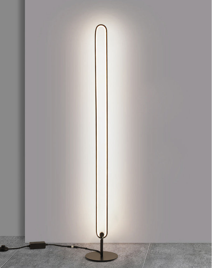 Oblate LED Floor Lamp-Letifly Lights and Decor
