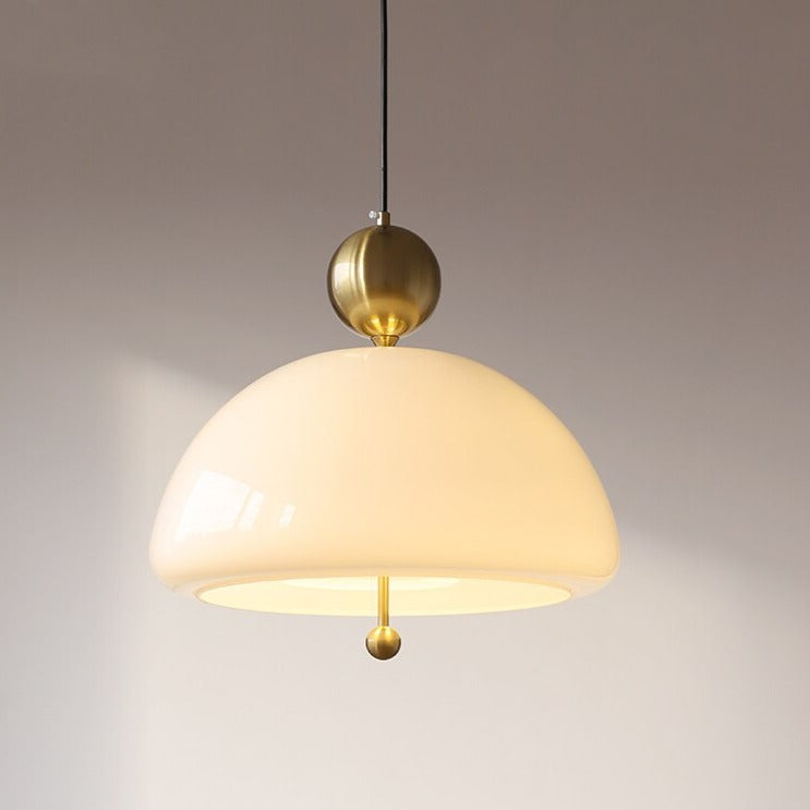 Olivia Vintage Bell Glass LED Pendant Lamp-Letifly Lights and Decor
