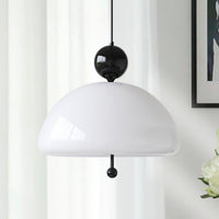 Olivia Vintage Bell Glass LED Pendant Lamp-Letifly Lights and Decor