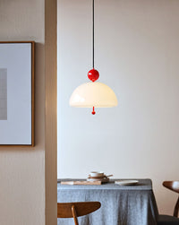 Olivia Vintage Bell Glass LED Pendant Lamp-Letifly Lights and Decor