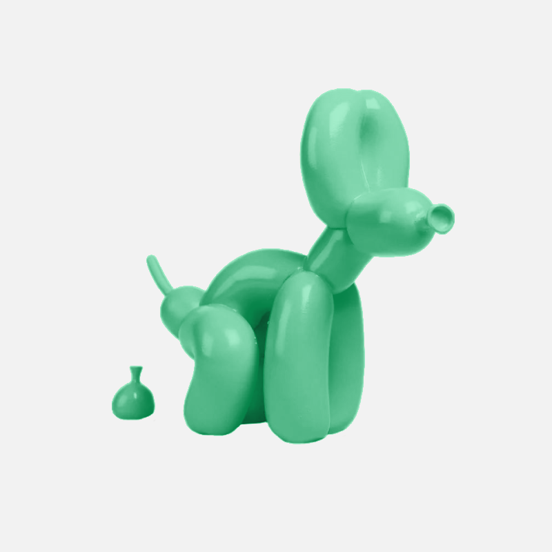 On a Walk Balloon Dog Figurine-Letifly Lights and Decor