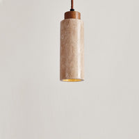 Yellow Marble Pendant Light