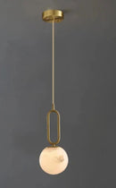 Ring Ball Mable Pendant Light Spherical Orb Industrial Pendant Light