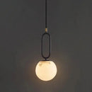 Ring Ball Mable Pendant Light Spherical Orb Industrial Pendant Light