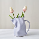 Paper Bag Whimsical Ceramic Vase