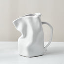 Paper Bag Whimsical Ceramic Vase
