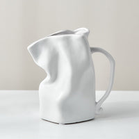 Paper Bag Whimsical Ceramic Vase
