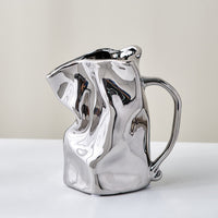 Paper Bag Whimsical Ceramic Vase