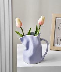 Paper Bag Whimsical Ceramic Vase