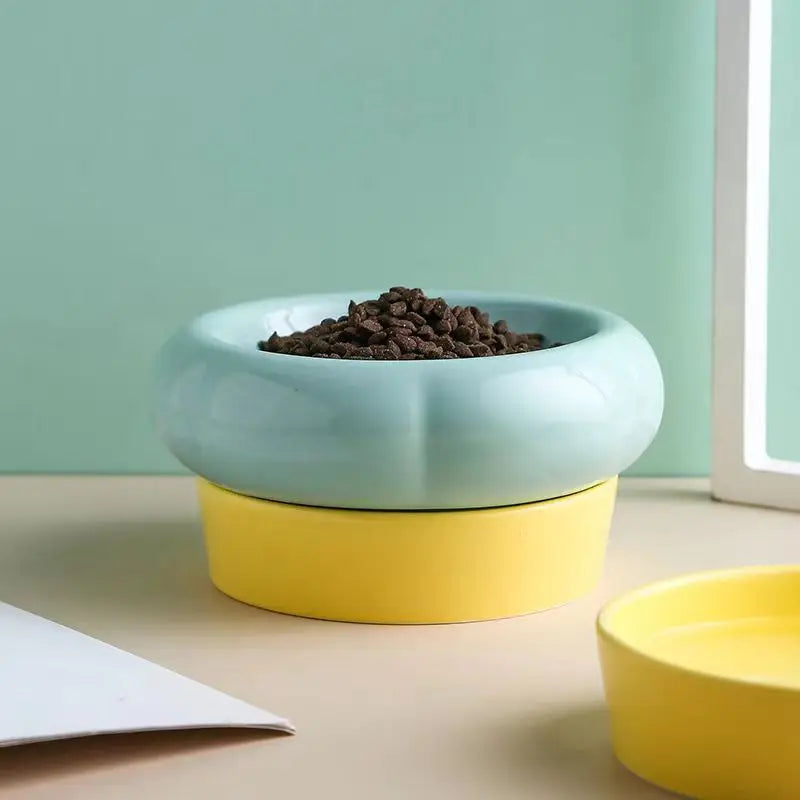 Paws & Sip Ceramic Pet Bowl