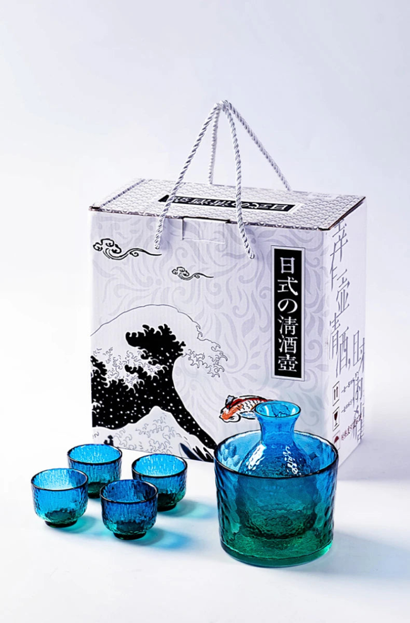 Peacock Sake Jug Set-Letifly Lights and Decor