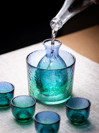 Peacock Sake Jug Set-Letifly Lights and Decor
