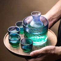 Peacock Sake Jug Set-Letifly Lights and Decor