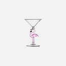 Pink Flamingo Wine Glasses