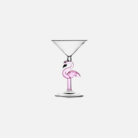 Pink Flamingo Wine Glasses