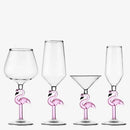 Pink Flamingo Wine Glasses