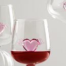 Pink Love Wings Glass Cup & Goblet-Letifly Lights and Decor
