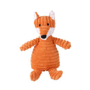Plush corduroy squeaky dog toy animal shape durable chew toy for puppies and dogs