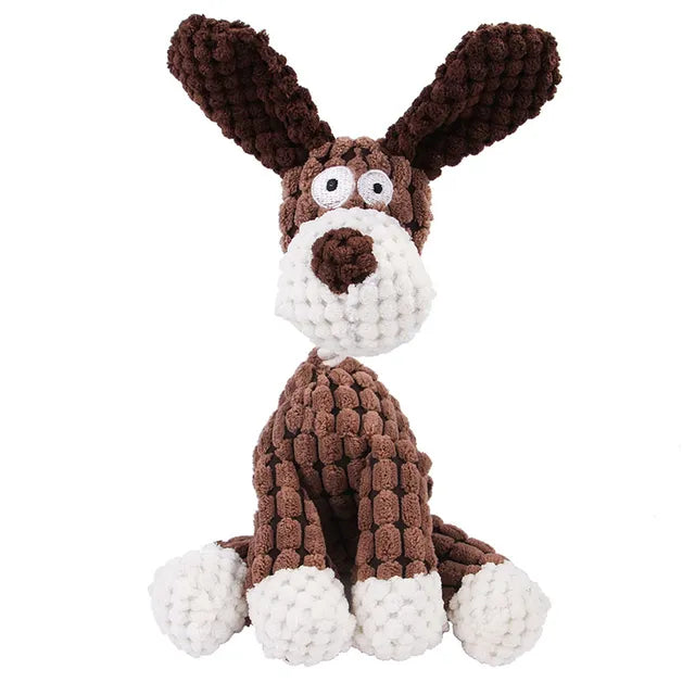 Plush Squeaky Dog Toy – Soft Chew Toy for Small & Medium Dogs