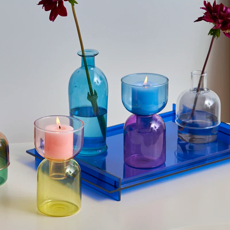 Radiant Glass DIY Vase & Candle Holder-Letifly Lights and Decor