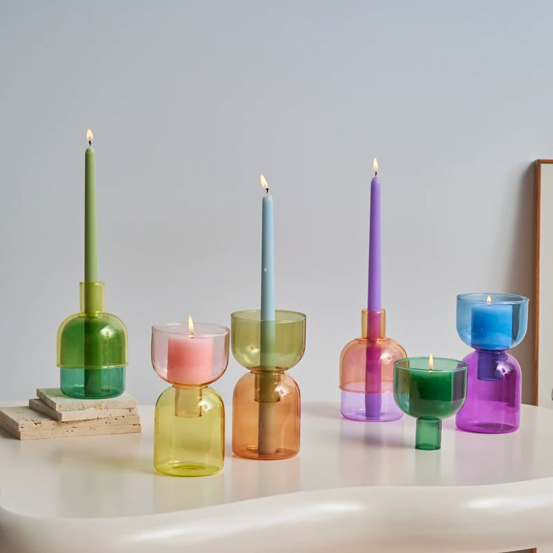 Radiant Glass DIY Vase & Candle Holder-Letifly Lights and Decor