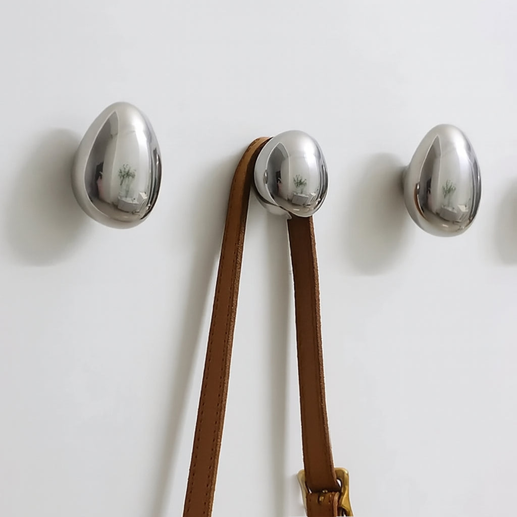 Raindrop Chrome Wall Hooks