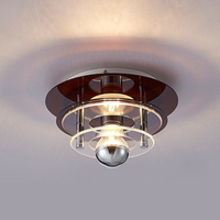 Retro Color Layers Acrylic LED Ceiling Lamp-Letifly Lights and Decor