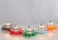 Retro Color Layers Acrylic LED Ceiling Lamp-Letifly Lights and Decor
