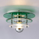 Retro Color Layers Acrylic LED Ceiling Lamp-Letifly Lights and Decor