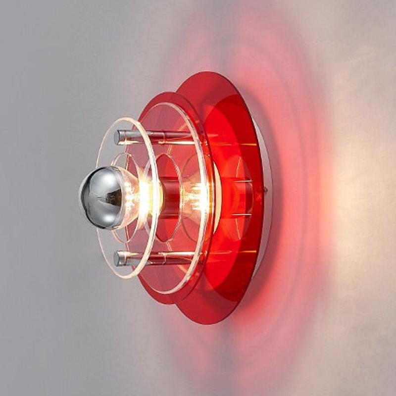 Retro Color Layers Acrylic LED Wall Lamp-Letifly Lights and Decor