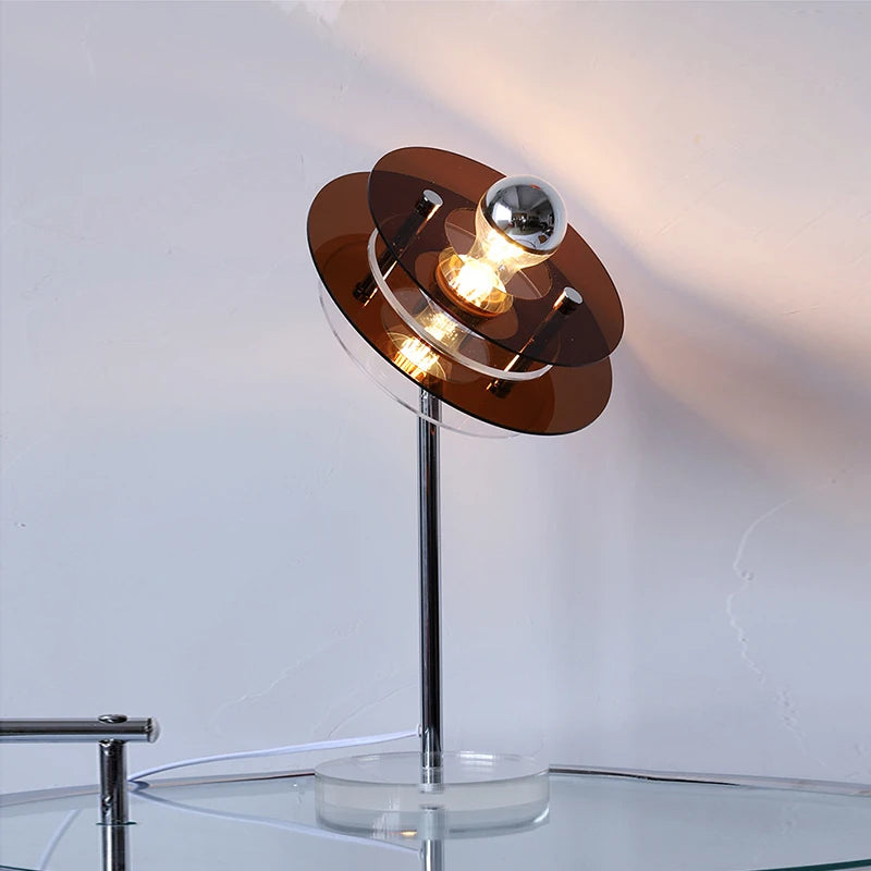 Retro Color Layers LED Table Lamp-Letifly Lights and Decor