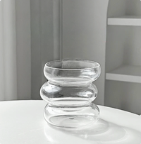 Ripple Balance Glass Cup-Letifly Lights and Decor