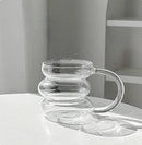 Ripple Balance Glass Cup-Letifly Lights and Decor