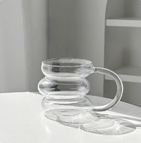 Ripple Balance Glass Cup-Letifly Lights and Decor