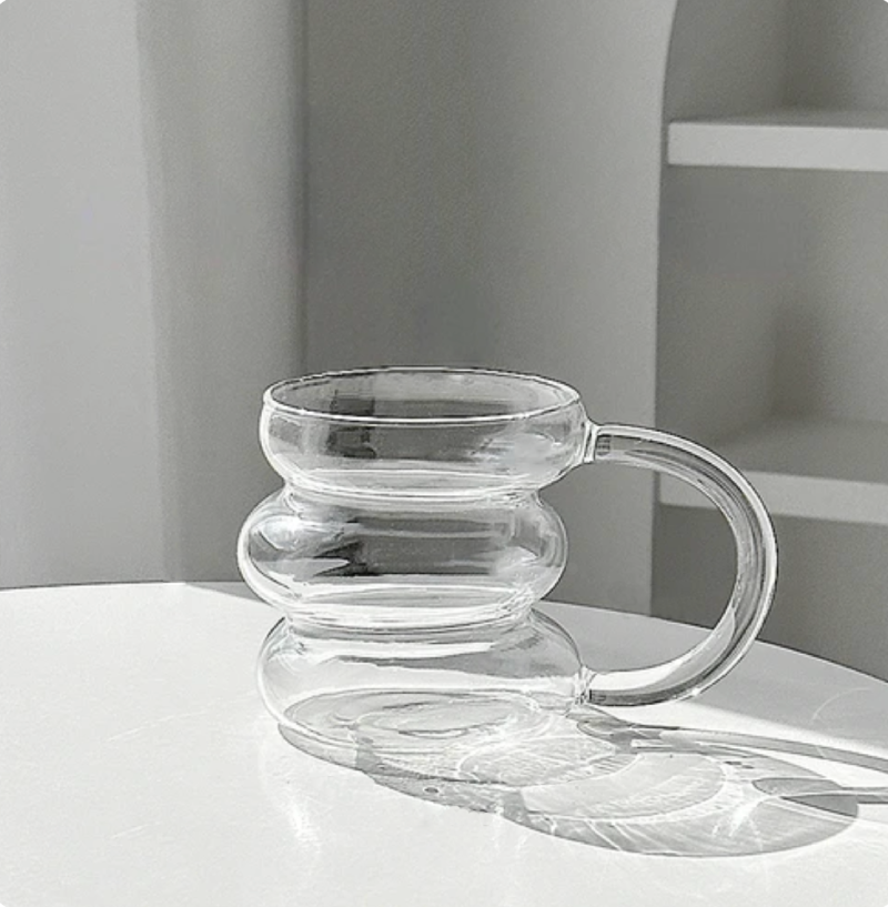 Ripple Balance Glass Cup-Letifly Lights and Decor
