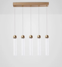 Ripple Drop Tube LED Pendant & Chandelier Light-Letifly Lights and Decor