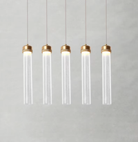 Ripple Drop Tube LED Pendant & Chandelier Light-Letifly Lights and Decor